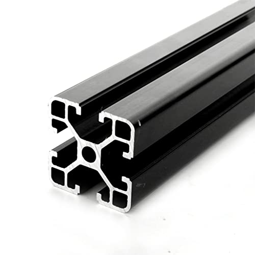 Profilé aluminium 4040 noir 500mm rail linéaire anti-vibration - 3