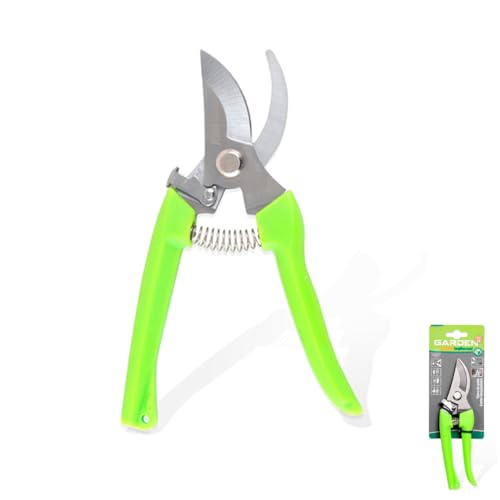 Forbici Cesoia Tagliarami 175mm con Molla, Forbici Potatura e Vendemmia Giardino Professionale, Potatrici da Orto, Attrezzi per Bonsai, Apertura Max 22mm