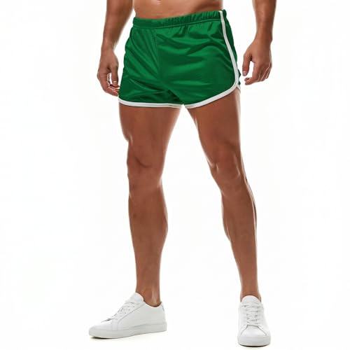 Short de course à pied entraînement AIMPACT homme vert foncé taille M léger