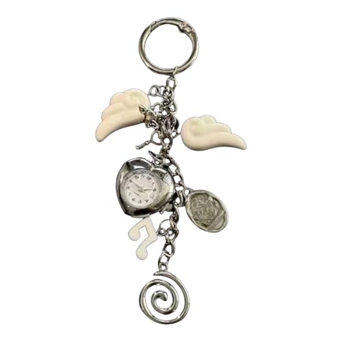 OANTGM Cute Keychain Aesthetic Stuff 2026 Trendy Kawaii Y2k Accessories Backpack Charm 2000s Bag Charms for Handbag (White Wing)