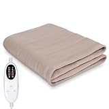 MunzeYi 電気毛布 敷き掛け兼用 140×80cm 5段階温度調整