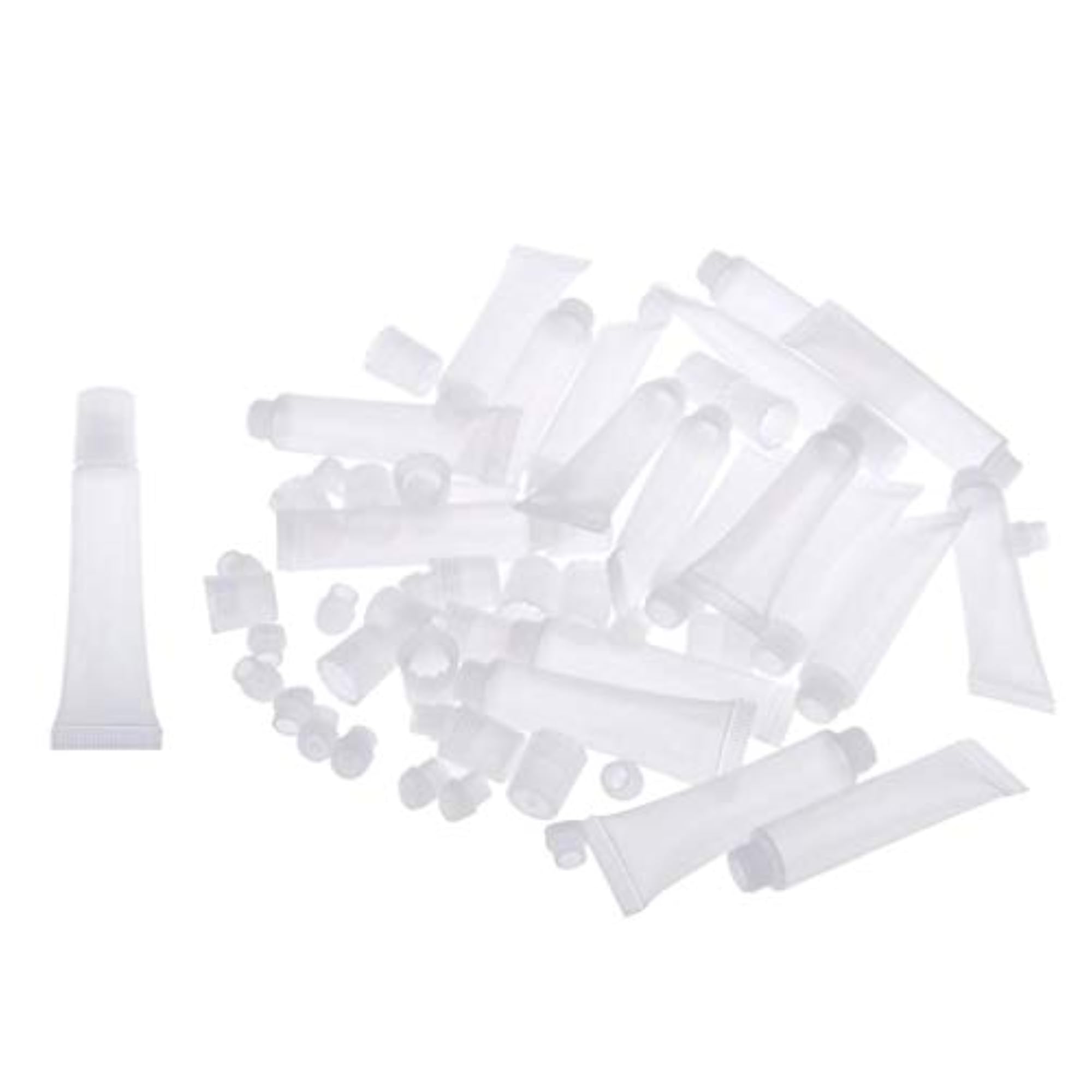 40pcs Empty Lip Gloss DIY Squeeze Tubes, Health & Beauty