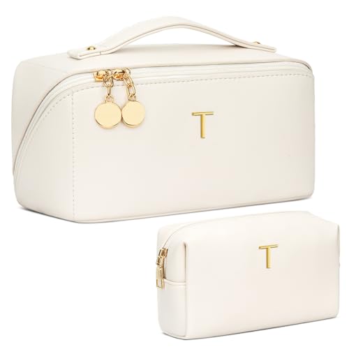 CLOUDWINGS Birthday Gifts for Women Teen Girl, Personalized Initial Makeup