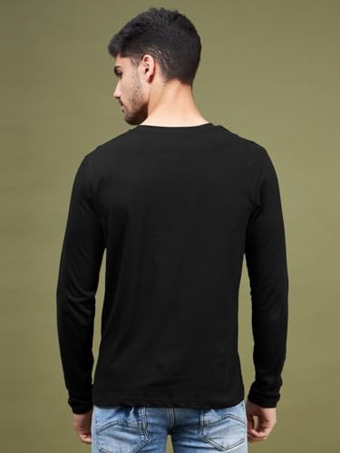 Image of INKKR Men's Solid Plain V-Neck T-Shirt