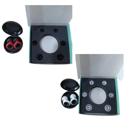 HAZMA 2 Piezas Loop Earplugs, Protection Auditive Moto, Bouchons D'Oreilles Anti Bruit,Antironquidos，Tapones Oidos Ruido Dormir,Bouchons D'Oreilles Pour Dormir(Varios Tamaños)
