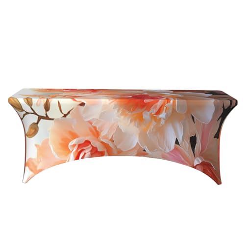 Nappe de table rectangulaire stretch élasthanne pour masquer les imperfections - 3