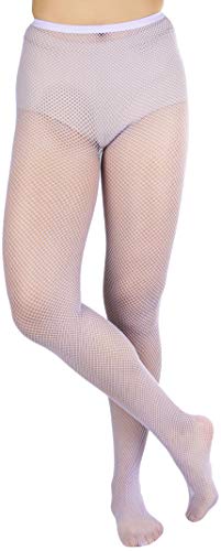 Image of ToBeInStyle Women's Sexy Vibrant Fine Classic Fishnet Full Footed Pantyhose