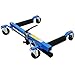 Geelife Car Dolly Set of 2, Hydraulic Tire Jack with Foot Pedal Lift, 1,500lbs Blue