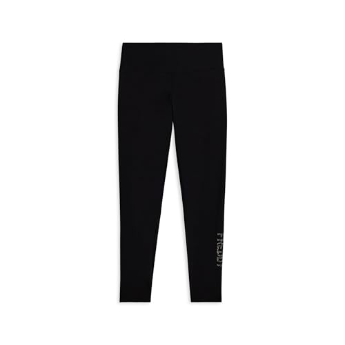 FREDDY - Leggings 7/8 mit hoher Taille mit Logo in Nieten,, Schwarz , S