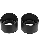 ULTECHNOVO Microscope Eye Shield 33Mm Inner Diameter Rubber Eyepiece Covers for Stereo and Binocular Microscopes Eye Guard Cups Protective Accessories