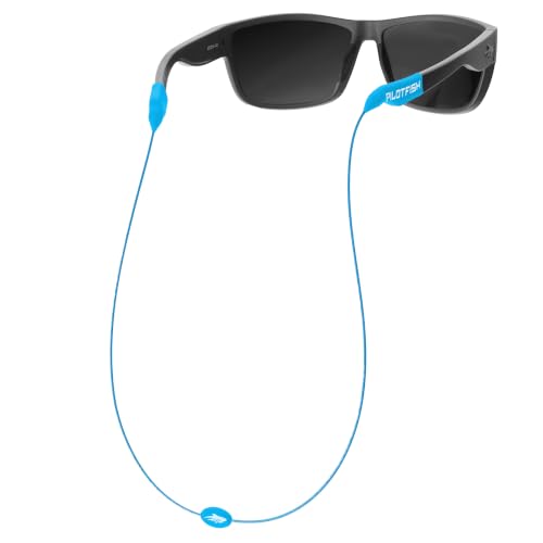 Image of Pilotfish Wire Sunglasses Strap, No-Tail Eyewear Retainer for Glasses, Secure Eyeglass Holder for Sports and Outdoors