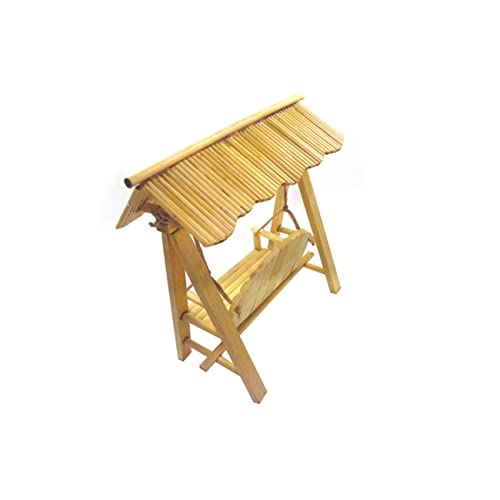 Garneck Simulação Guindaste Bambu Cadeira Ornamento Cadeira Ornamento Cena Da Vida Ornamento Quarto