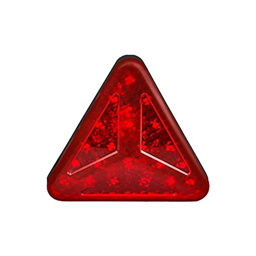 3e feu stop arrière universel triangulaire voiture feu stop surélevé rouge feux brouillard
