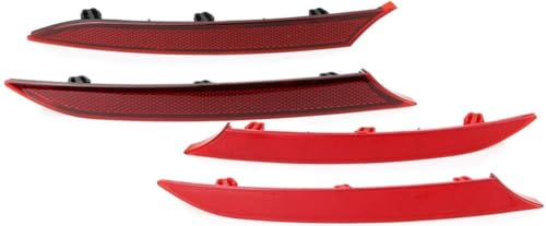 Bandes réfléchissantes de pare-chocs arrière rouge pour BMW Série 3 G20 G21 2019-2022