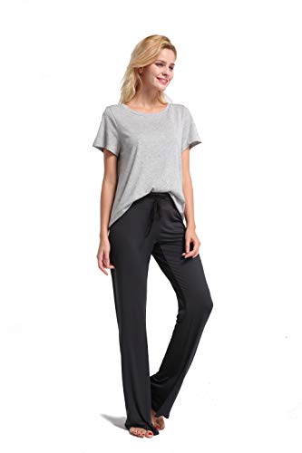 Image of CYZ Womens Casual Stretch Cotton Pajama Pants Simple Lounge Pants