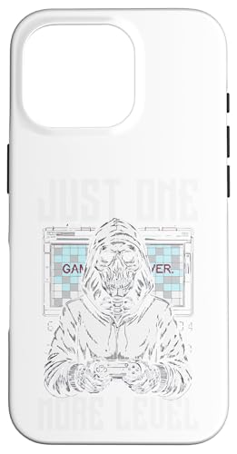 Just One More Level Skull �Q�[�}�[�f�U�C���B �X�}�z�P�[�X iPhone 16 Pro �p