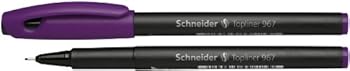 SCHNEIDER Schreibger&aumlte Fineliner Topliner 967 0 4 mm violett