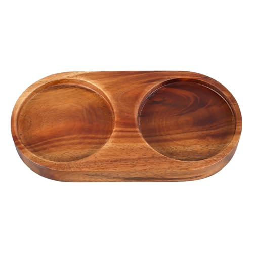 Organizzatore Di Macinatore Di Spezie In Legno - Rack Di Sale In Legno Massello, Macinatore Di Sale Di Pepe Cady | Portaoggetti Da Cucina Artigianale Con Design Minimalista, Vassoio Di Macinatore Di