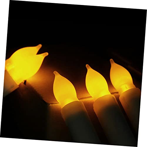 Velas flotantes LED para ambientar centros de mesa navideños y decoración romántica de baños 5