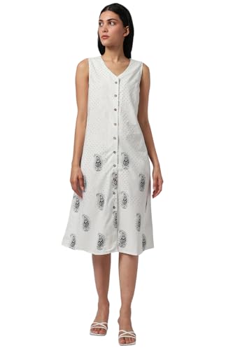 Image of Van Heusen Women's Cotton Modern Calf Length Dress