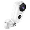 ZUMIMALL 2K Security Camera Outdoor, FHD Battery Powered Wireless Camera with Siren, Outdoor & Indoor Rechargeable…