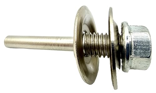 Pro-Graad W-23M6 3/8 Arbor Mounting Mandrel, Drill Arbor Adapter Wheel Mandrel, for Buffing, Polishing, Grinding & Unitized Wheels, Fits 3/8" Hole - Width up to .38", Features 6mm 0.23” Shank (1-Pack)