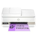 HP Envy 6520e 714N9B, Stampante Multifunzione a Getto d'Inchiostro A4 a Colori, Stampa Fronte e Retro Automatica, Fino a 10 ppm, Wi-Fi, ADF, Fax, 3 Mesi di Inchiostro Instant Ink Inclusi, Portobello