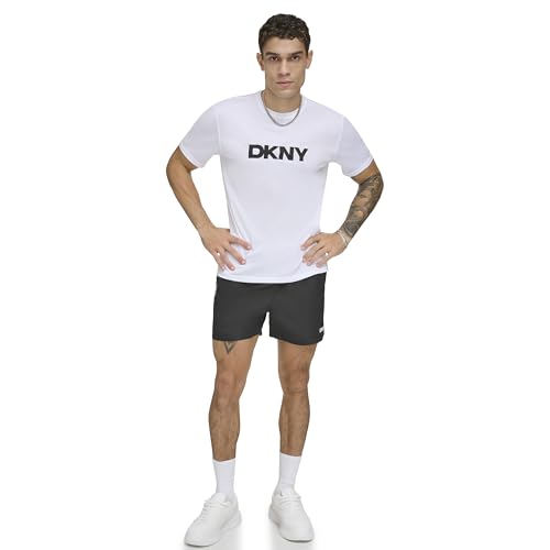 Image of DKNY Men's Short Sleeve Quick Dry 40+ Protection UPF Active Top
