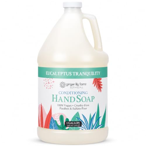 Ginger Lily Farms Botanicals Hand Soap, 128oz, Eucalyptus Tranquility