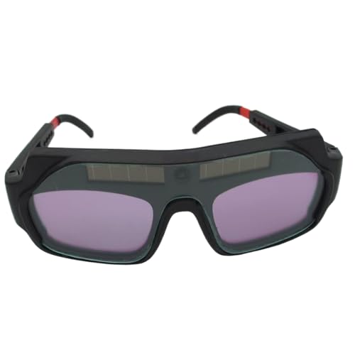 Welding Safety Glasses - Auto Darkening True Color Lens Goggles, Scratch Resistant Protective Eyewear, UV Blocking Welding Tool Accessory for Construction Woodworking ARC TIG MIG Plasma CuttingWelding