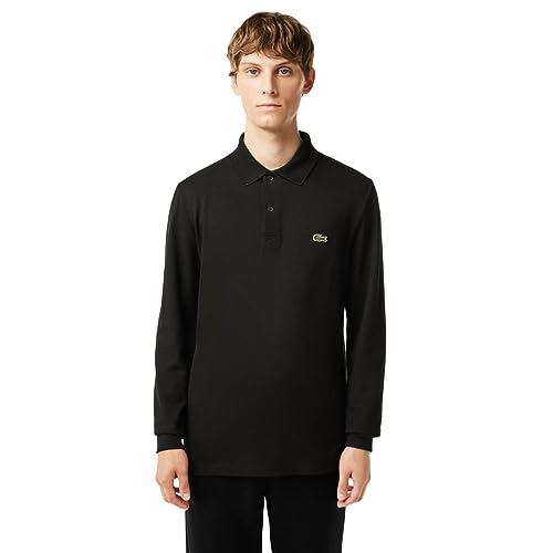 Lacoste DH0784 Camisa Polo, Noir, S para Hombre