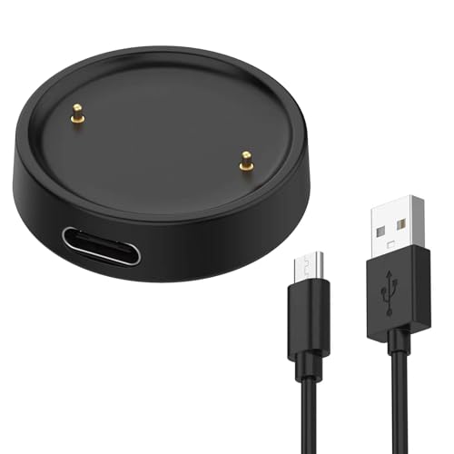 Chargeur Montre USB C Compatible avec Amazfit Active 2/Bip 6 Chargeur Magnétique Portable Remplacement pour Station de Charge avec Type C Câble Chargement...