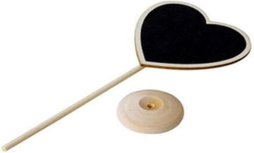 Miniatura 5 de Mini pizarra de tiza 3 piezas carteles colgantes tarjeta de tablero de mensajes con soporte para letreros de comida menú de números de mesa