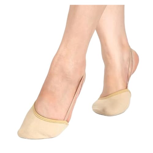 ZUGLQYSX Medias Puntas Zapatillas de Gimnasia artística for Mujer y niña, Zapatillas rítmica, Baile(XS)