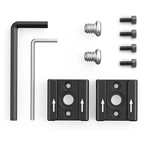 SMALLRIG Cold Shoe Mount Hot Shoe Adapter with 1/4'' Thread for Camera Cage Flash LED Monitor Mount (2 Pack) - 2060 Cover