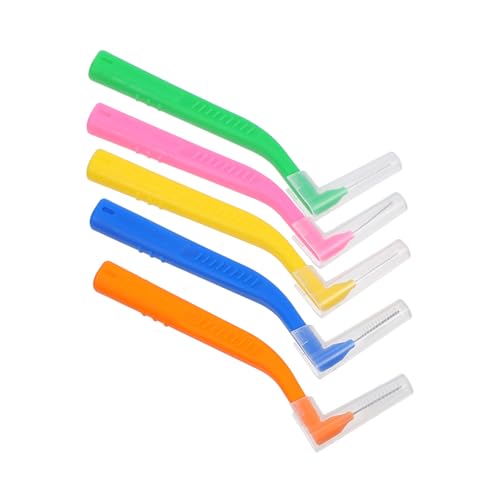 Veemoon 5 piezas Cepillos Interdentales Pack para Limpieza Mango y Suave para y Cuidado Oral