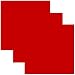 SISER EasyWeed Heat Transfer Vinyl HTV for T-Shirts 12 x 12 Inches 3 Precut Sheets (Red)