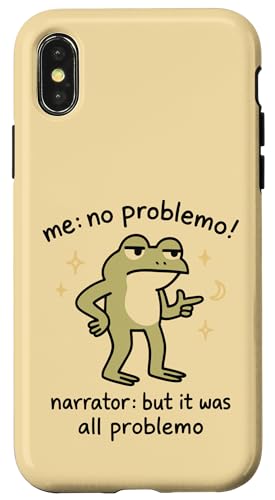 Confident Frog Meme Me No Problem i[^[ p ʔ X}zP[X iPhone X/XS p