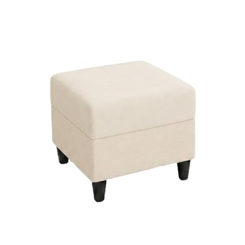 Image of Cavona 5 Seater L Shape Sofa Set with Movable Ottoman | Flexible Layout | Luxury Velvet Suede Fabric | Modern Living Room Sofa | Cream