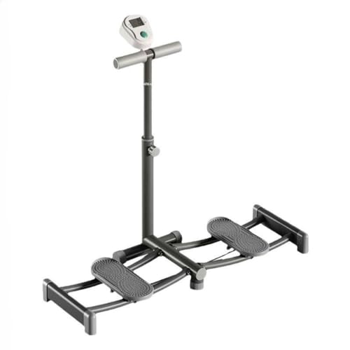 Youlines レッグトレーニングダイエット器具 ,折りたたみ ,スキー シミュレーション トレーナー ,運動器具, 室内, 細脚, 産後の運動 ,骨盤底筋トレ, 太ももトレーナー バランストレーニング, 有酸素運動 (A,肘掛け+計数機) [並行輸入品