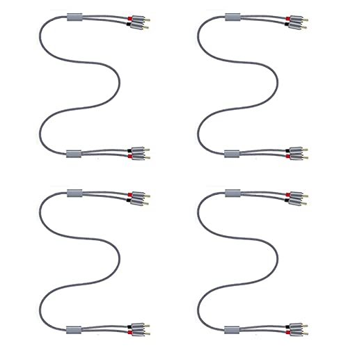 Câble stéréo RCA anti parasite 1,8m pour supprimer le grésillement de vos enceintes