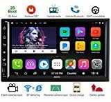ATOTO A6 Android Car Navigation Stereo w/ 2xBluetooth & Quick Charge - Premium A62711PB 1G/32G Universal Auto Entertainment Multimedia Radio,WiFi/BT Tethering internet,support 256G SD & more