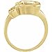 Sonia Jewels Solid 14k Yellow Gold Metal Fashion Ring Band (Width = 14mm) - Size 9