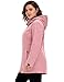 wantdo Women's Winter Jacket Windproof Outdoor Warm Winter Coat Waterproof with Hood Pink M
