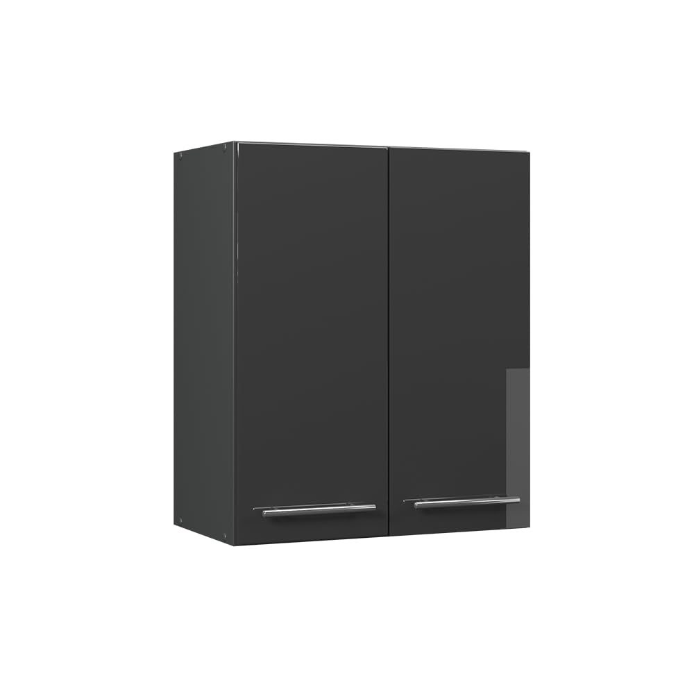 Vicco Wall cabinet Fame-Line, Anthracite high gloss, 60 cm, for combination with other modules from the Fame-Line series