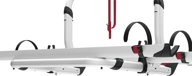 Fiamma Portabicicletas Carry Bike Pro para 2 Ruedas, Aluminio, Negro, 69 x 128 x 80 – 150 cm, 10,15 kg, Carga de 60 kg