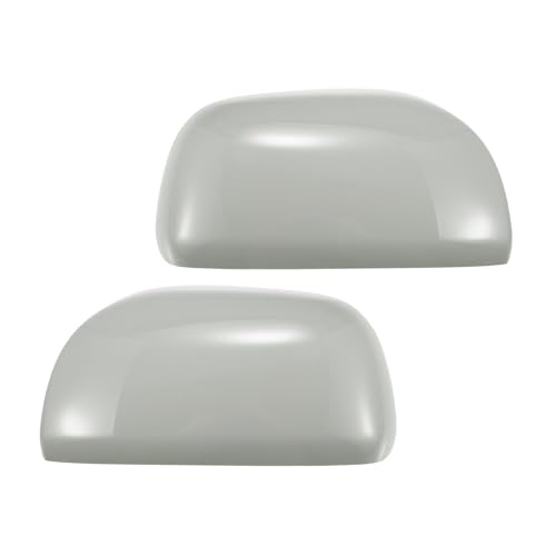 X AUTOHAUX Pair Car Rear View Driver Passenger Side Mirror Cover Cap Replacement Gray for Toyota RAV4 RAV 4 2006 2007 2008 2009 Mirror Guard Covers Exterior Decoration Trims