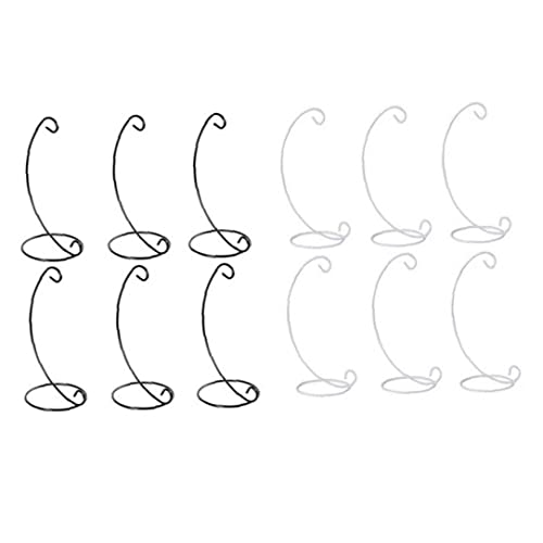 Tige de fer suspendu lot de 12 supports pour terrarium et globe de verre