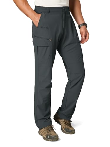 Yevtzl Men's Hiking Cargo Pants, Lightweight Quick Dry Safari Pants for Men Fishing Pant Outdoor...