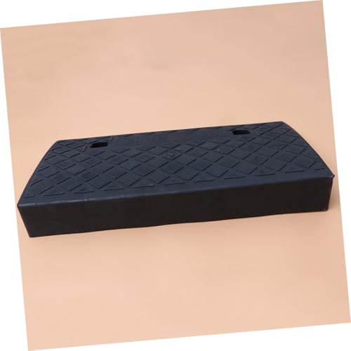 Rampa de carga para vehículos Rubber 50x27x9 cm negra para bordillos para coche y motocicleta miniatura 6